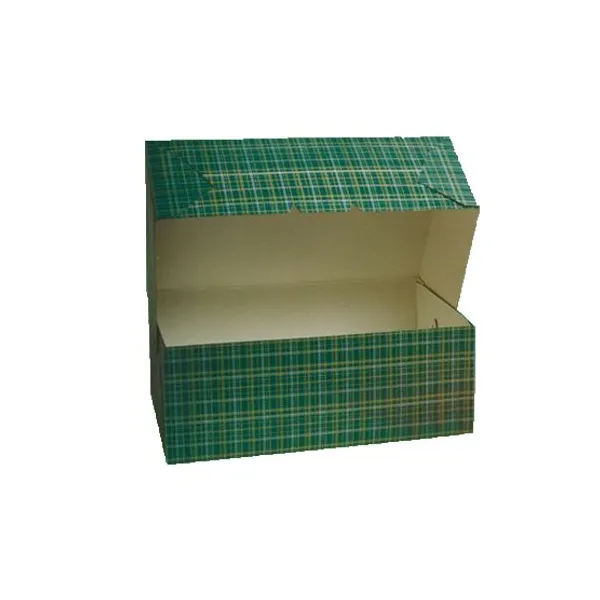 Caja cartón para roperito con tapa volc.