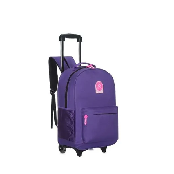 Mochila 17" con carro violeta insider