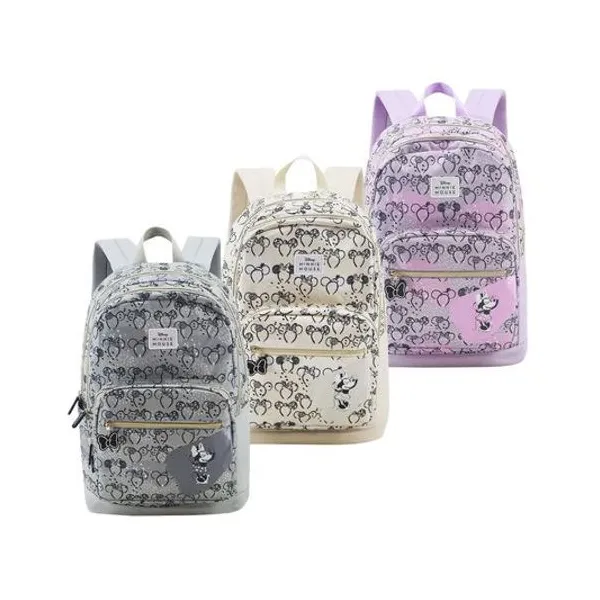 Mochila 19" espalda Disney minnie x unidad colores surtidos lsy