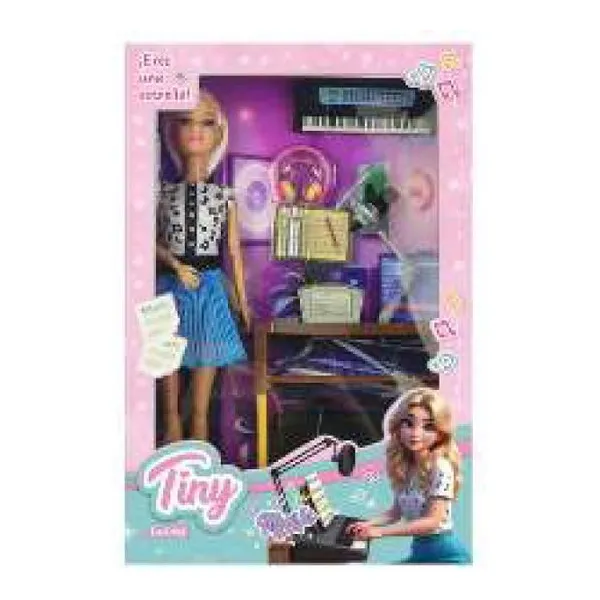 Muñeca Tiny music piano 33 22 cm