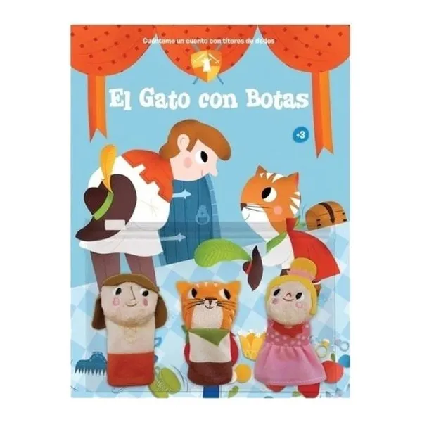 Cuéntame un cuento con títeres de dedos: el gato con botas