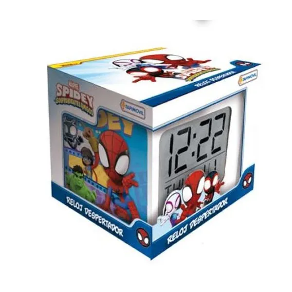 Reloj despertador Spiderman.