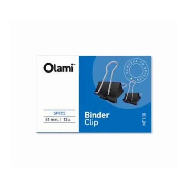 Aprieta papel olami binder clip 19 mm x12