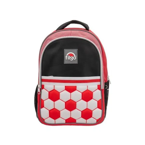 Mochila 18" espalda starpak fútbol rojo/blanco Filgo