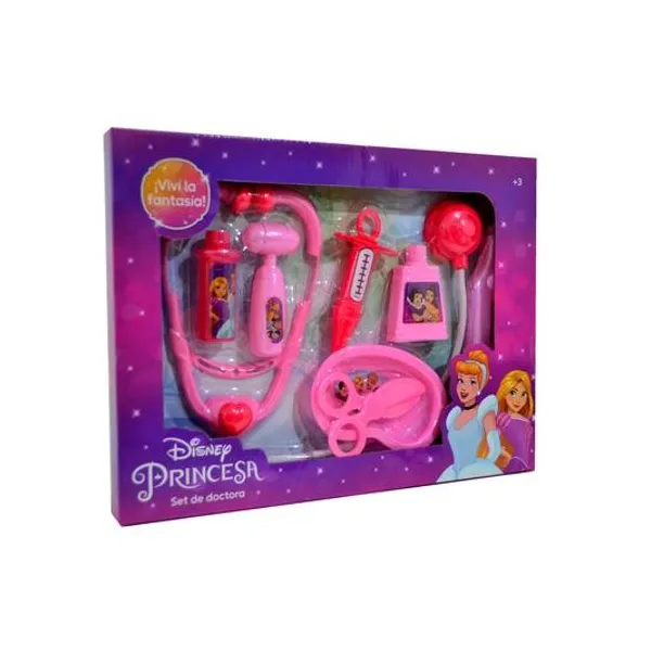 Set de doctor princesas en caja 30.5x23x3.5 cm