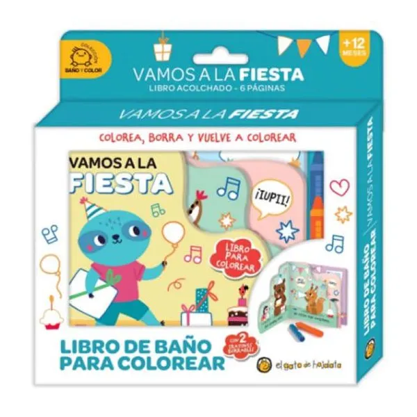 Vamos a la fiesta baño y color