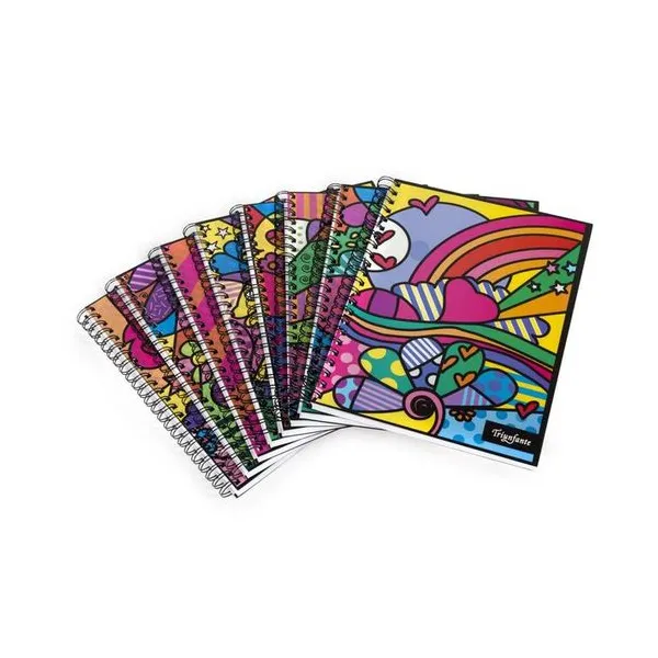 Cuaderno a4 cuadriculado tapa sin r con esp pop 80h triunfan
