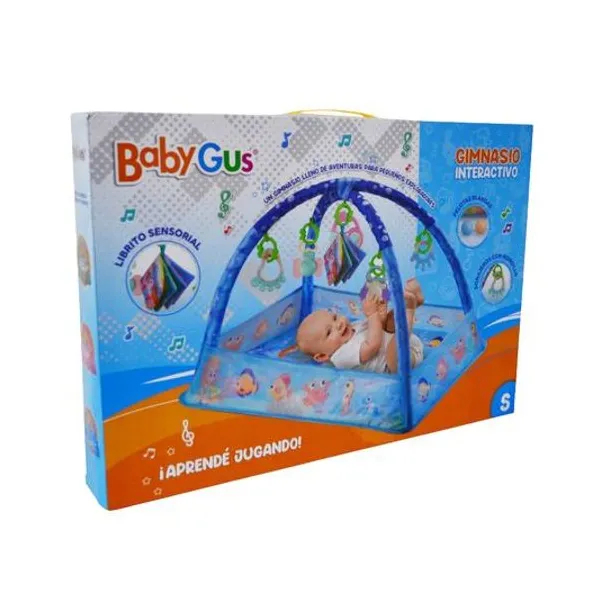 Gimnasio para bebé interactivo en caja 54x38x6.5 cm