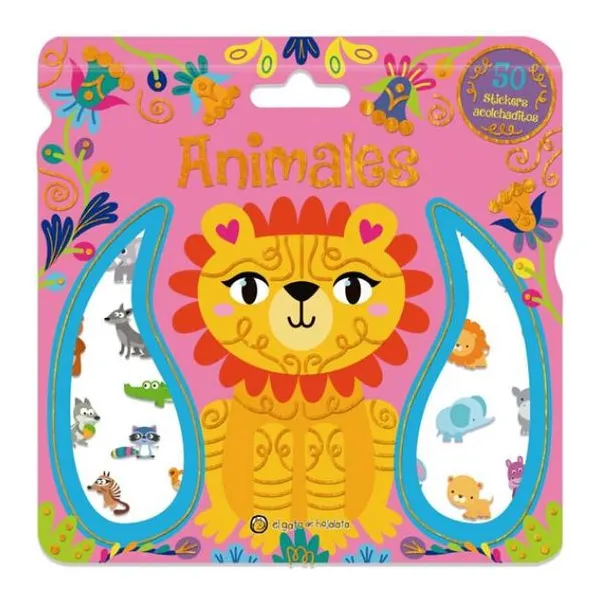 Stickers acolchaditos- animales 21 21 cm
