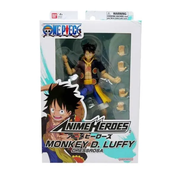 Anime heroes one piece - monkey d. luffy dressrosa version (7th wave)