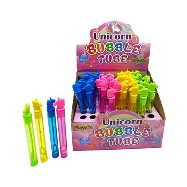 Burbujero mini unicornio 11 cm x1 color surtido