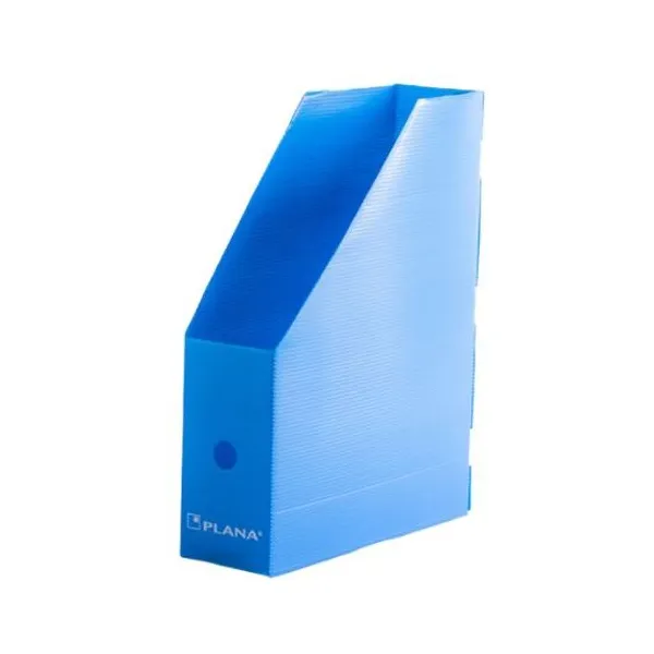 Revistero plástico microc.plana azul