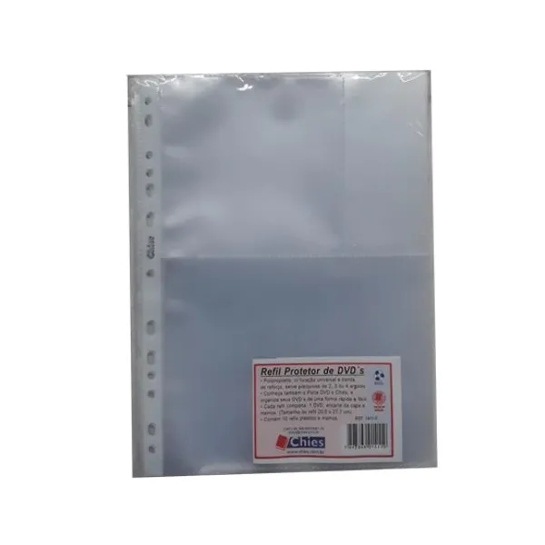 Repuesto chies para porta dvd x10 folios.1411