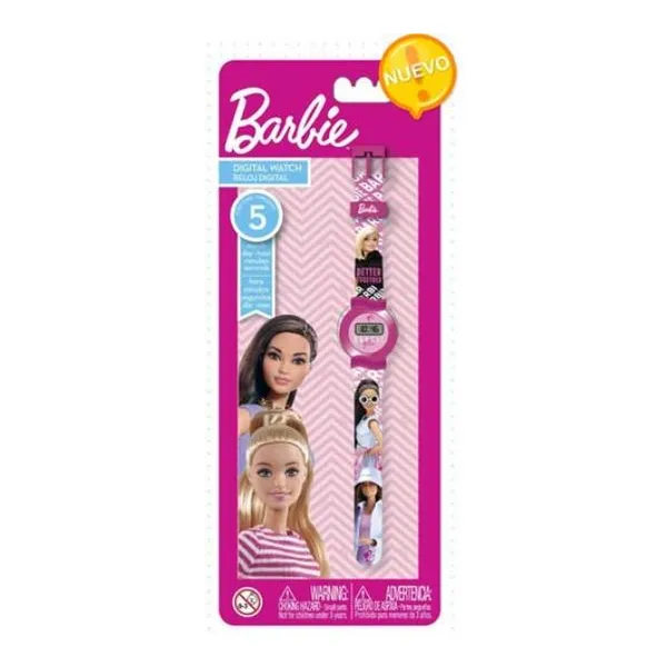 Reloj digital 5 funciones Barbie