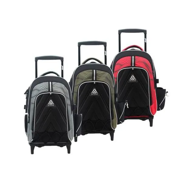 Mochila 18" con carro pro-trekking x unidad colores surtidos lsyd