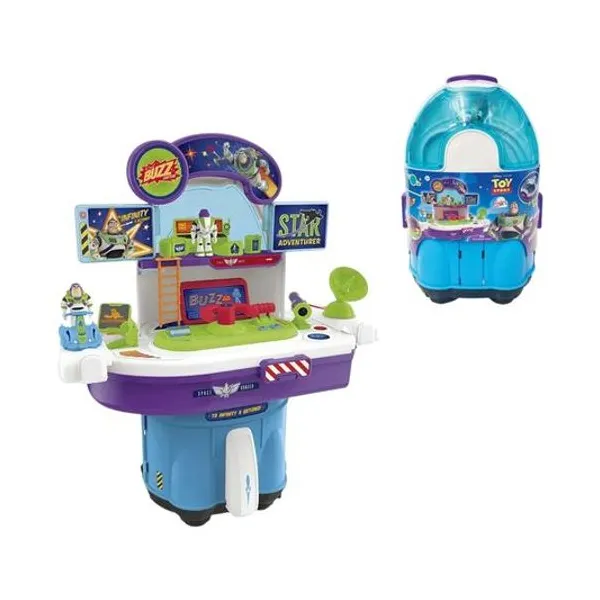 Nave espacial 2 en 1 toy story buzz lightyear con accesorios y sonido a pila 22x14x40 cm