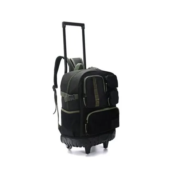 Mochila 17.5" con carro urban negra wanderlust