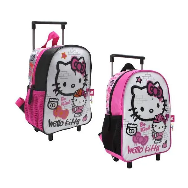 Hello kitty mochila 12" carro -grafiti
