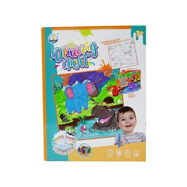 Set mágico para pintar animales lavable 27x21x3 cm