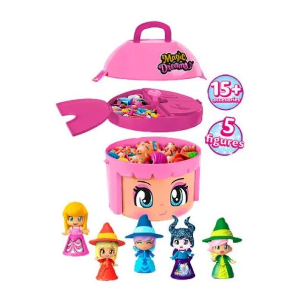Pinypon magic dreams - exclusiva pinypon con 5 figuras