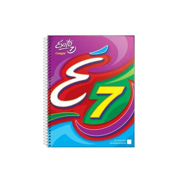 Cuaderno 21x27 rayado t/d con e colegial 100h Éxito