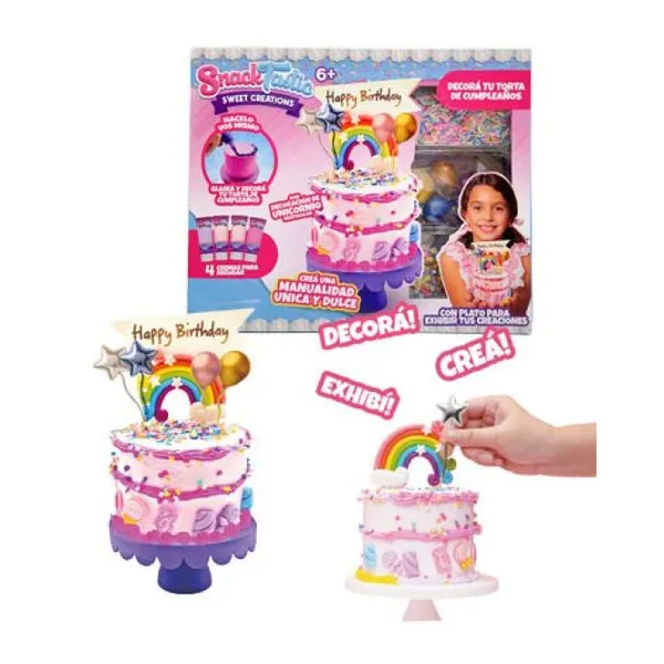 Snacktastic decorá tu torta de cumpleaños