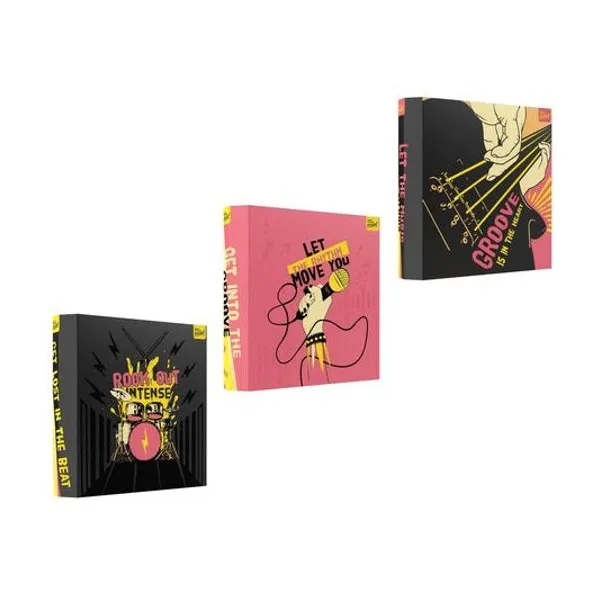 Carpeta carta 3x40 rock x unidad modelos surtidos ppr
