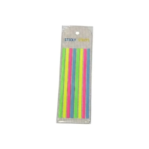 Resaltador autoadhesivos 19.5x6 mm 8 colores x1