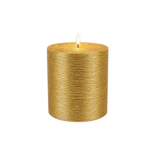 Velon de parafina dorado rayado 5x7.5 cm x1