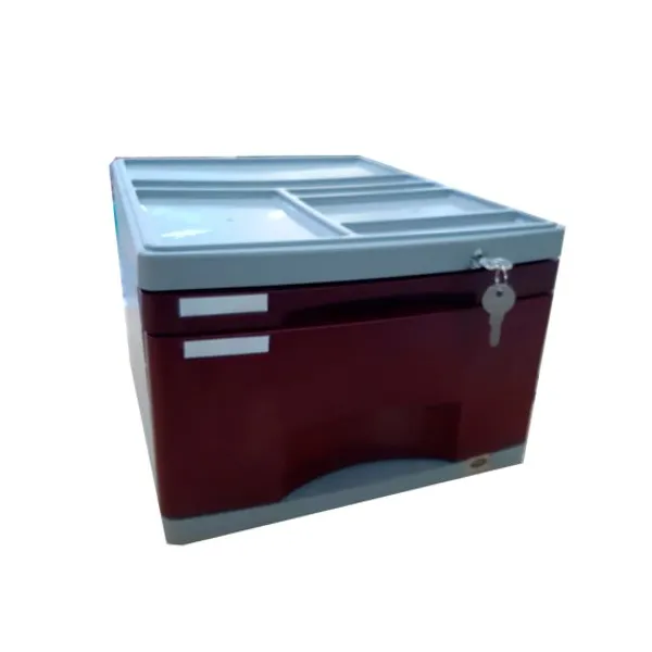 Fichero eagle acrílico a4 2 cajones con llave