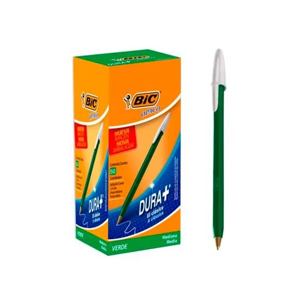 Bolígrafo opaco trazo grueso 1.0 mm caja x50 unidades BIC