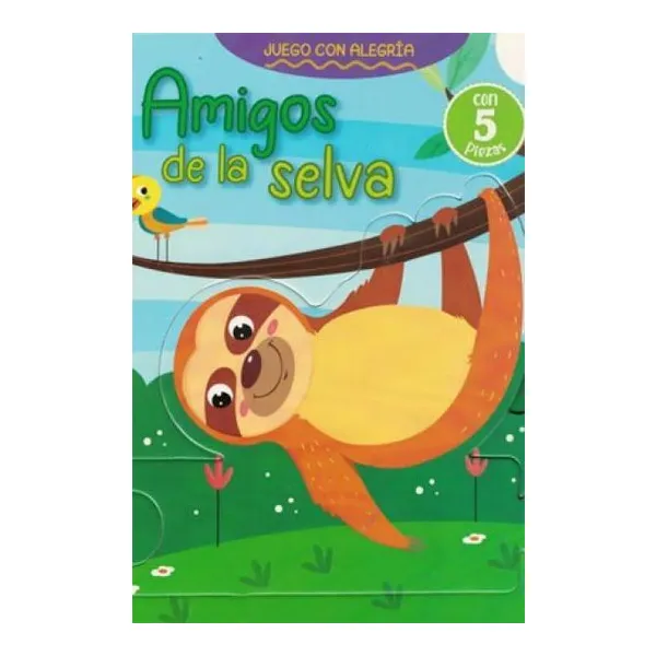 Juego con alegria. amigos de la selva