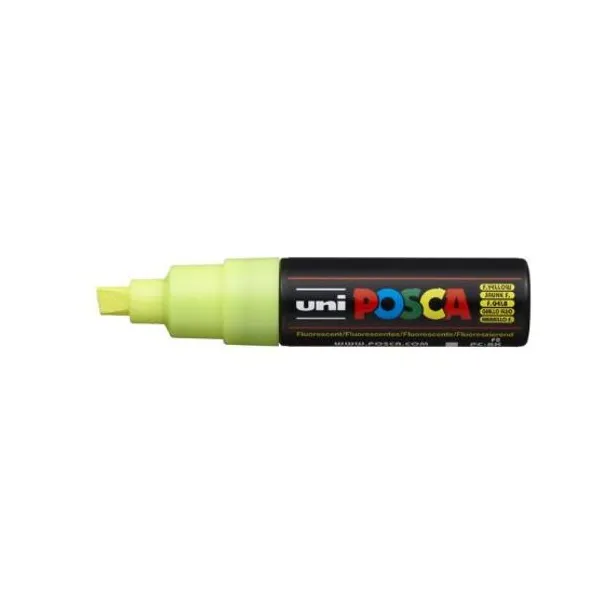 Marcador Uni posca al agua para bis.extra g.amarillo