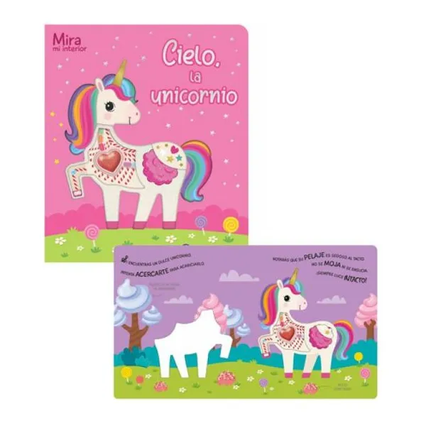Mira mi interior cielo, la unicornio 19 22 cm (imprenta mayúscula)