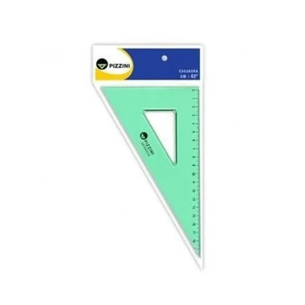 Escuadra Pizzini verde 25cmx60º 373225x60 x1
