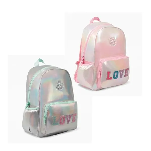 Mochila 16" espalda linea love x unidad colores surtidos footy