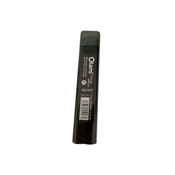 Repuesto bolígrafo borrable borra borra negro 0.7 mm x3 unidades olami - rb 075