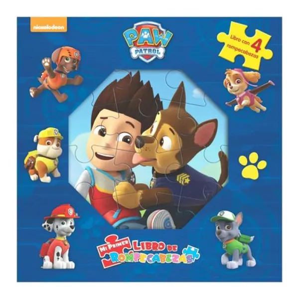 Mi primer libro con rompecabezas: Paw Patrol 25 25 cm