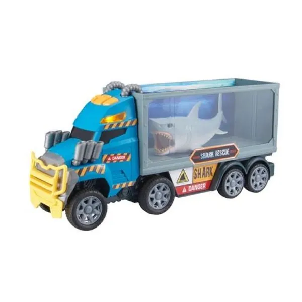 Teamsterz camión rescate tiburon monster moverz luz y sonido 40 cm