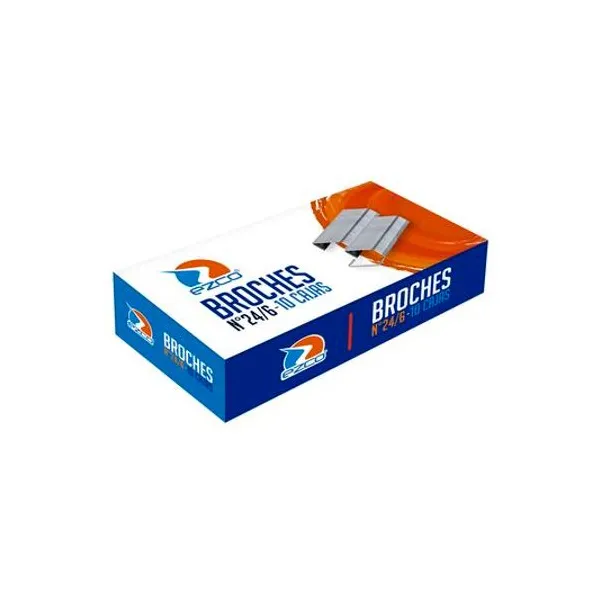 Broches n.° 24/6 caja x1000 unidades Ezco