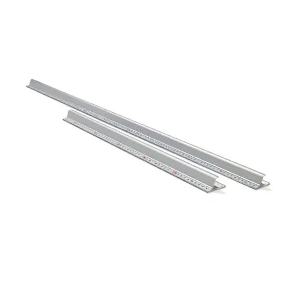 Regla acero dasa corte seguridad 60 cm