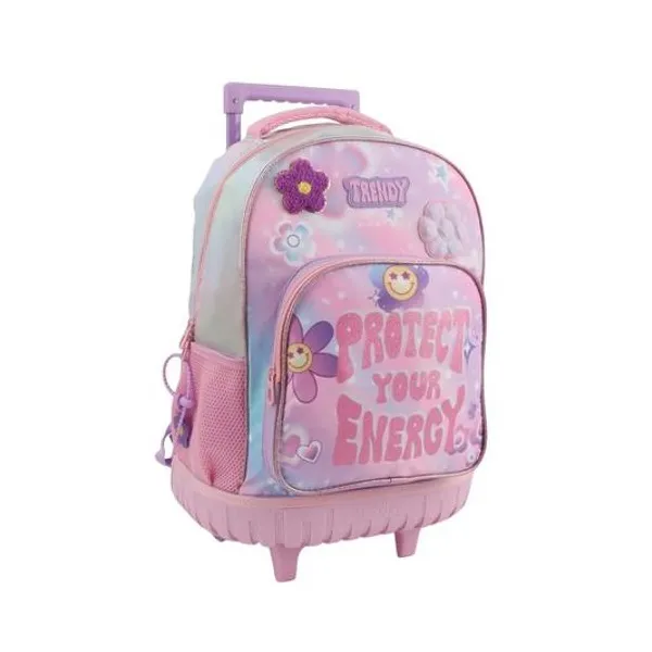 Mochila 17" con carro energy Trendy