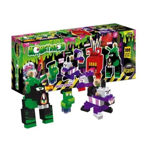 Rasti monstruos caja x4 100p