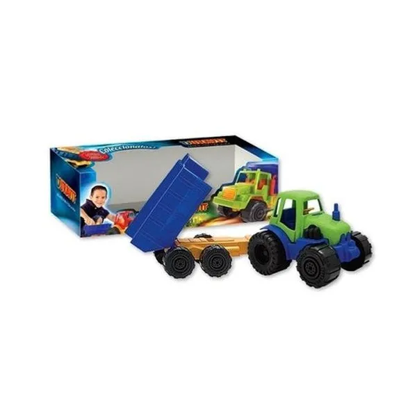 Tractor chico con acoplado Duravit