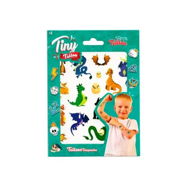 Plancha de tatuajes temporales infantil x1 12.5x17 54611