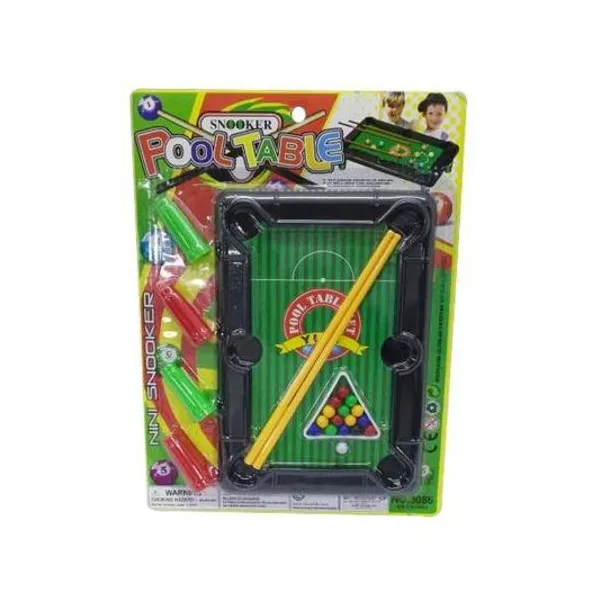 Juego de pool en blister 22x30 cm
