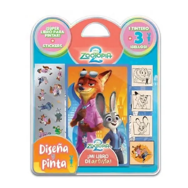 Blister diseña y pinta zootopia 2 edicion especial_fda25 n.° 6