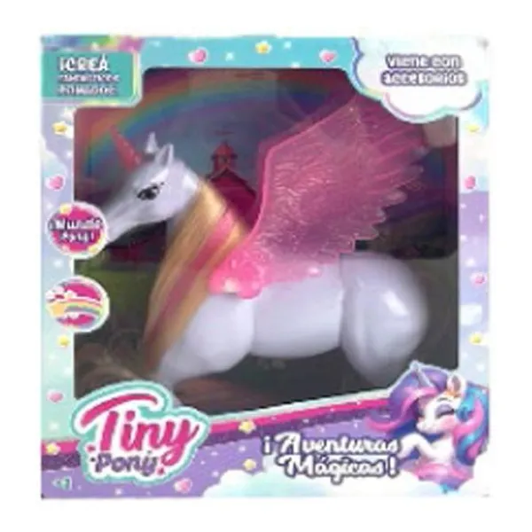 Unicornio con accesorios Tiny 23 x20 x6 cm