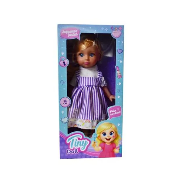 Muñeca Tiny doll 30 cm en caja 16x33x8 cm