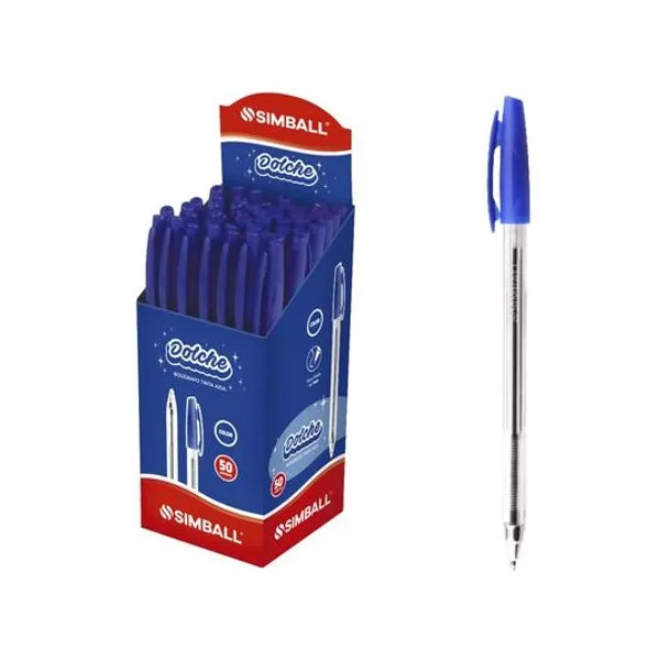 Bolígrafo dolche azul caja x50 unidades Simball